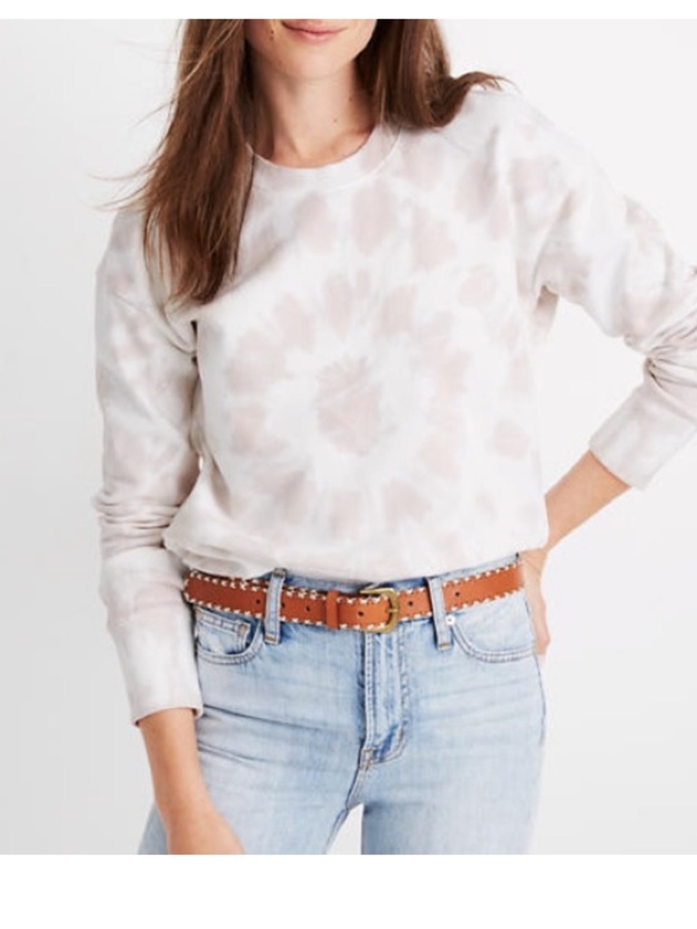 Madewell Tie-Dye Crop Sweatshirt Size XXL